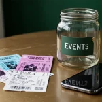 Budgeting savings for concerts and live events without overspending